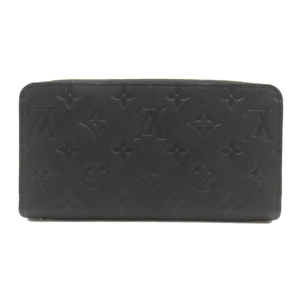 Louis Vuitton Zippy Wallet Long Coin Purse Empreinte Leather Black